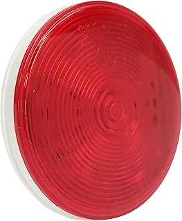 Optronics ONE™ L.E.D. 4" Round Sealed Stop/Turn/Tail Light (STL003RB) Red - Single