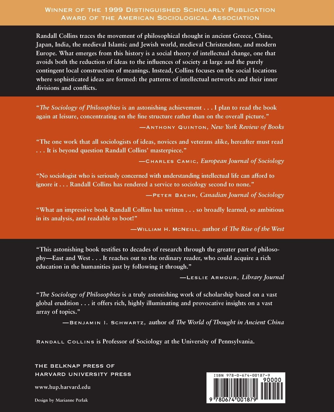The Sociology of Philosophies: A Global Theory of Intellectual Change