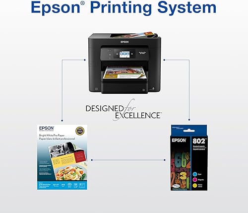 Miniatura 5 de Epson T802520 T802 DURABrite cartuchos de tinta de capacidad estándar, ultra color, Negro