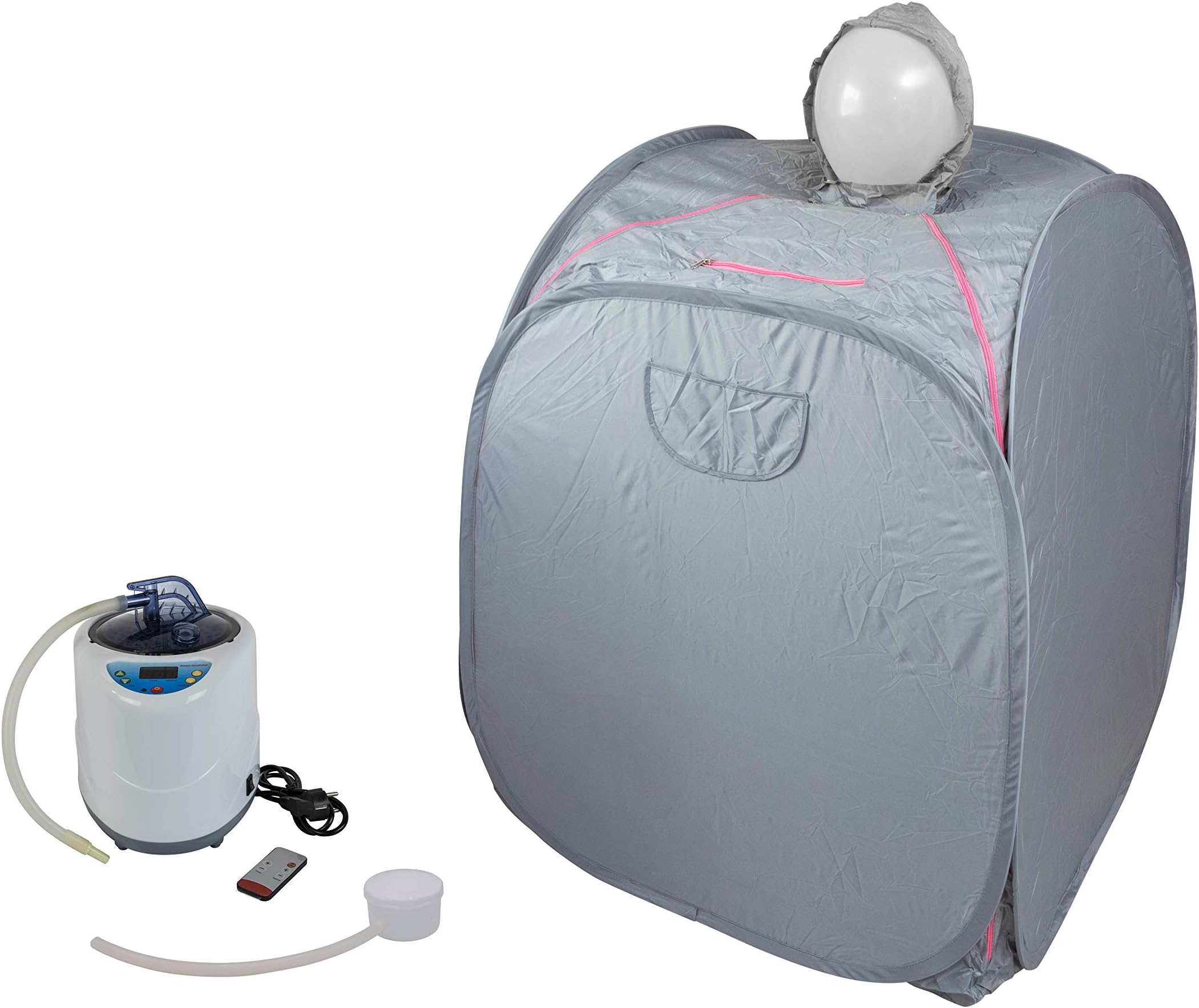 Mini Sauna with Head Cover, faltsauna, svedana, Steam Sauna with Steamer 2 Litre 1000 Watt