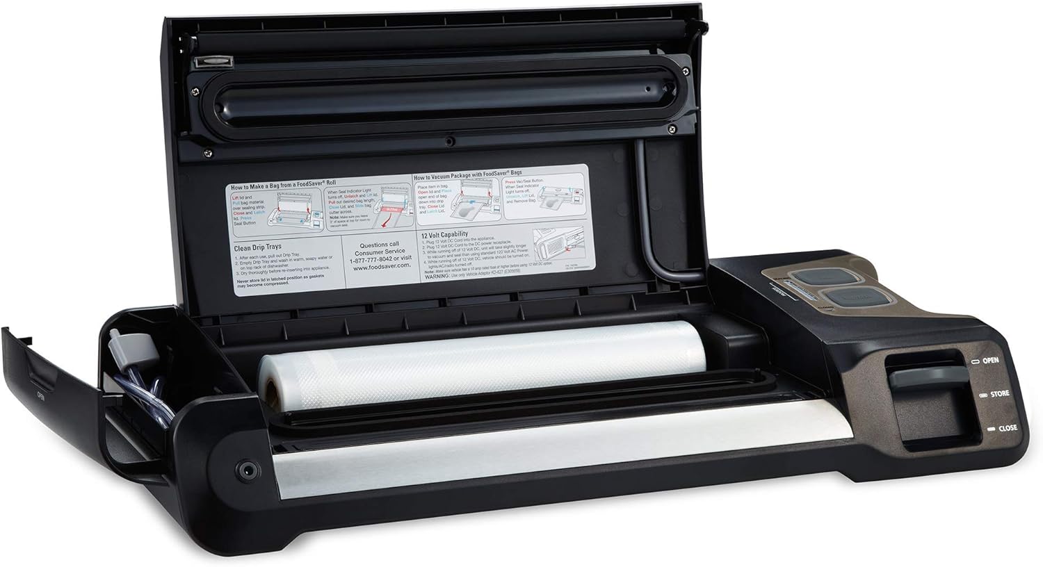 FOODSAVER GM710 GameSaver Big Game Food Preservation Vacuum Sealing System Designed for 80 Consecutive Seals