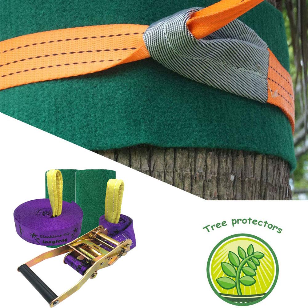 Slackline do treningu równowagi – trwały materiał poliestrowy, idealny dla początkujących i ekspertów, nadaje się do użytku na trawie, na plaży i w parku