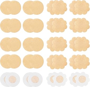 WITROMAN 40 Pieces Disposable Nipple Covers, Pasties, Petals