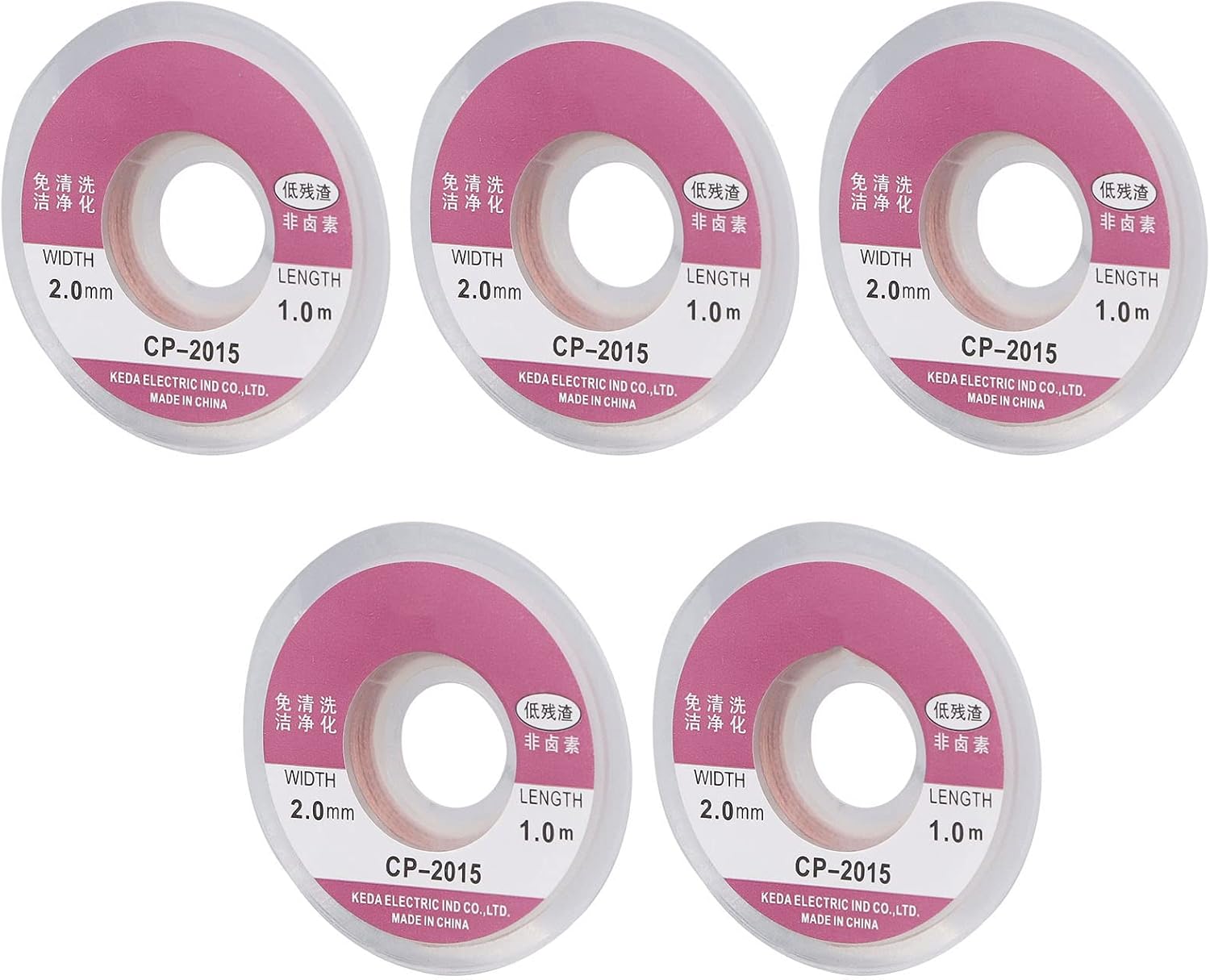 5pcs Solder Wick Braided Wick Solder Wick Removal Tool Solder Braided