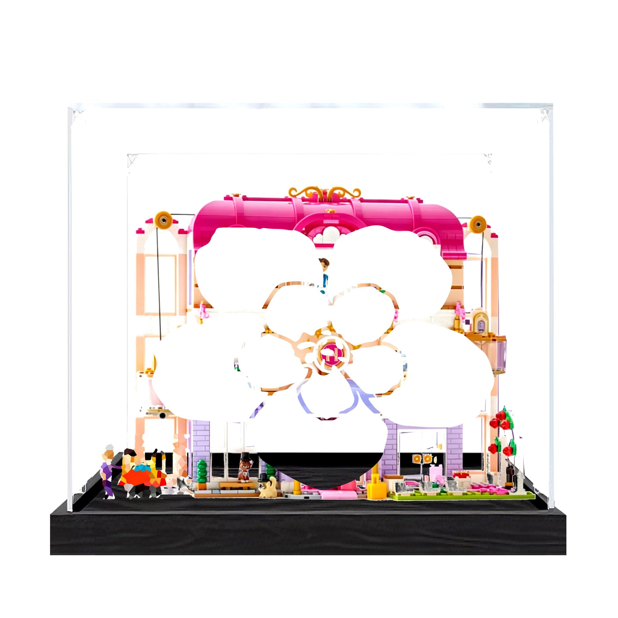 Clear Acrylic Showcase Box for Le-go 42704 Sets (Black 2mm)