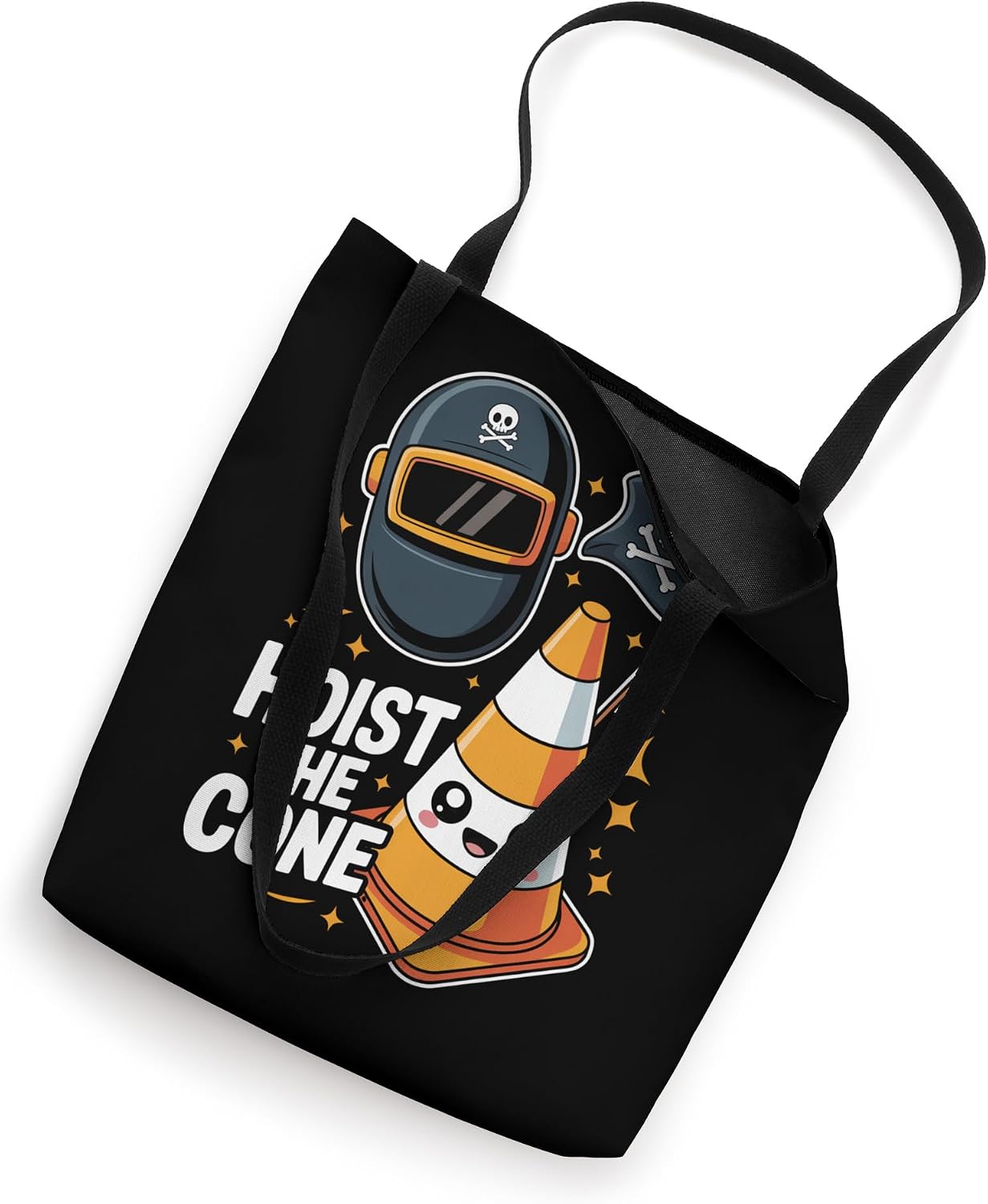 Icons Pirate Traffic Cone Funny Hoist The Cone Tote Bag