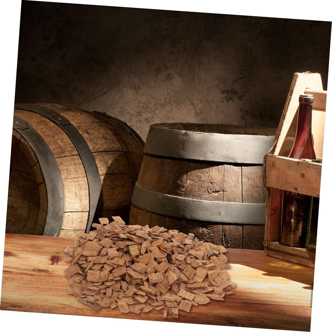 2packs French Oak Chips for Wine Making Oak Chips for Home Brewing Supplies for Whiskey Brewing