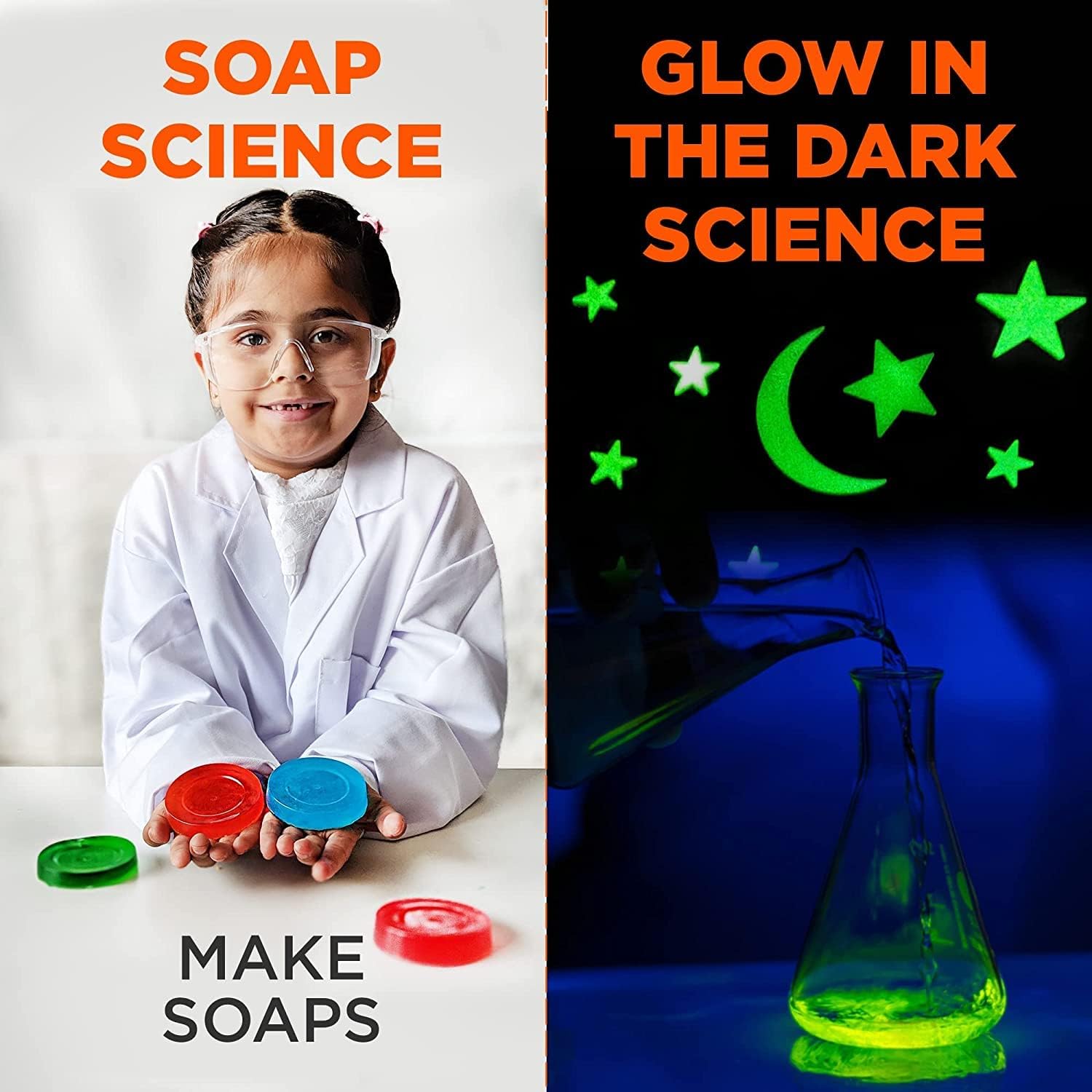 Einstein Box Science Experiment Kit For Kids Aged 6-8-12-14 |Gift for 6-7 Year Old Boys & Girls| Chemistry Kit Set For 6-14 Year Olds : Clothing, Shoes & Jewelry