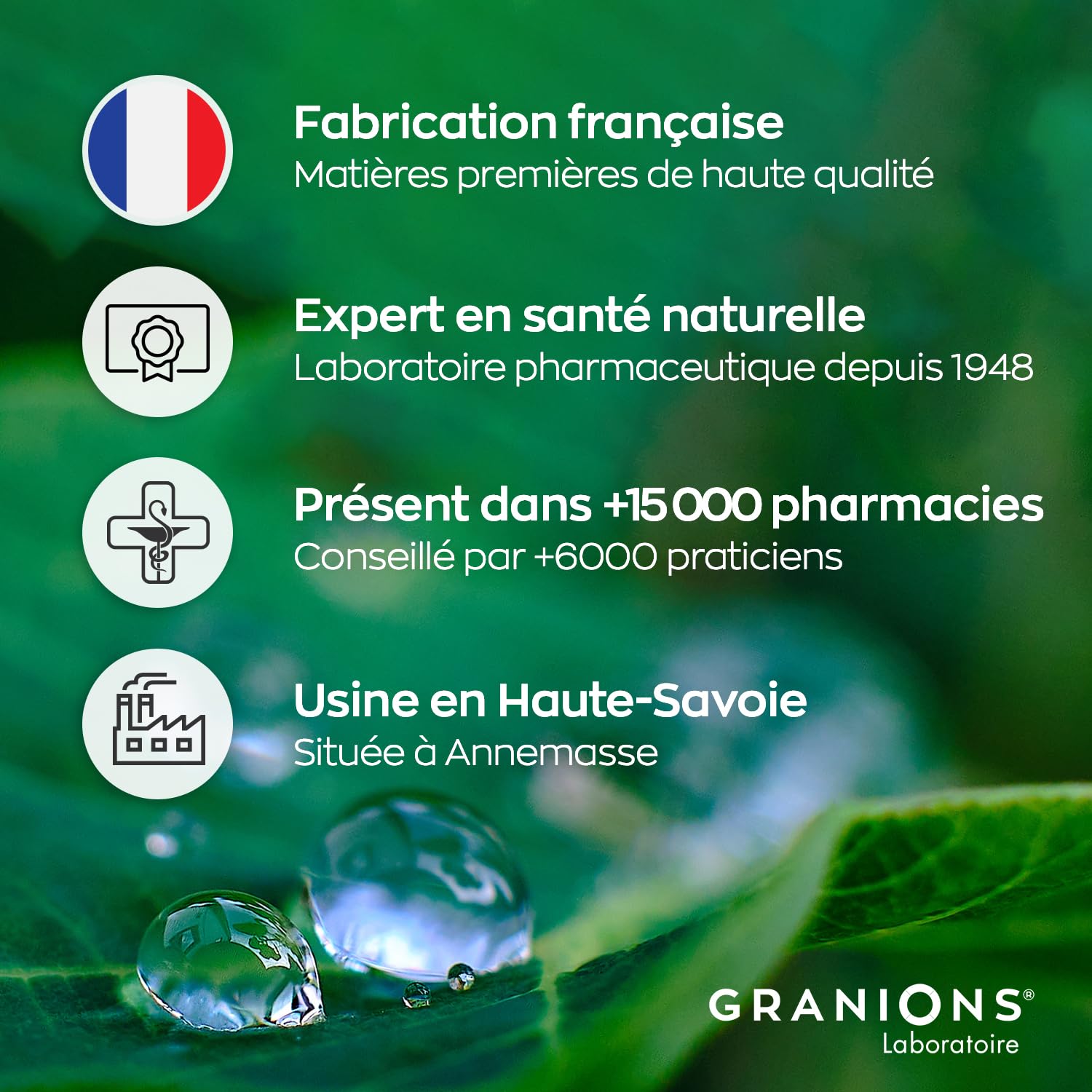 COLLAGÈNE MARIN 3000 MG GRANIONS - Collagène Marin Hydrolysé Type I & II - Avec Cuivre et Manganèse - Peptides de Collagène - Complément Alimentaire - 80 comprimés