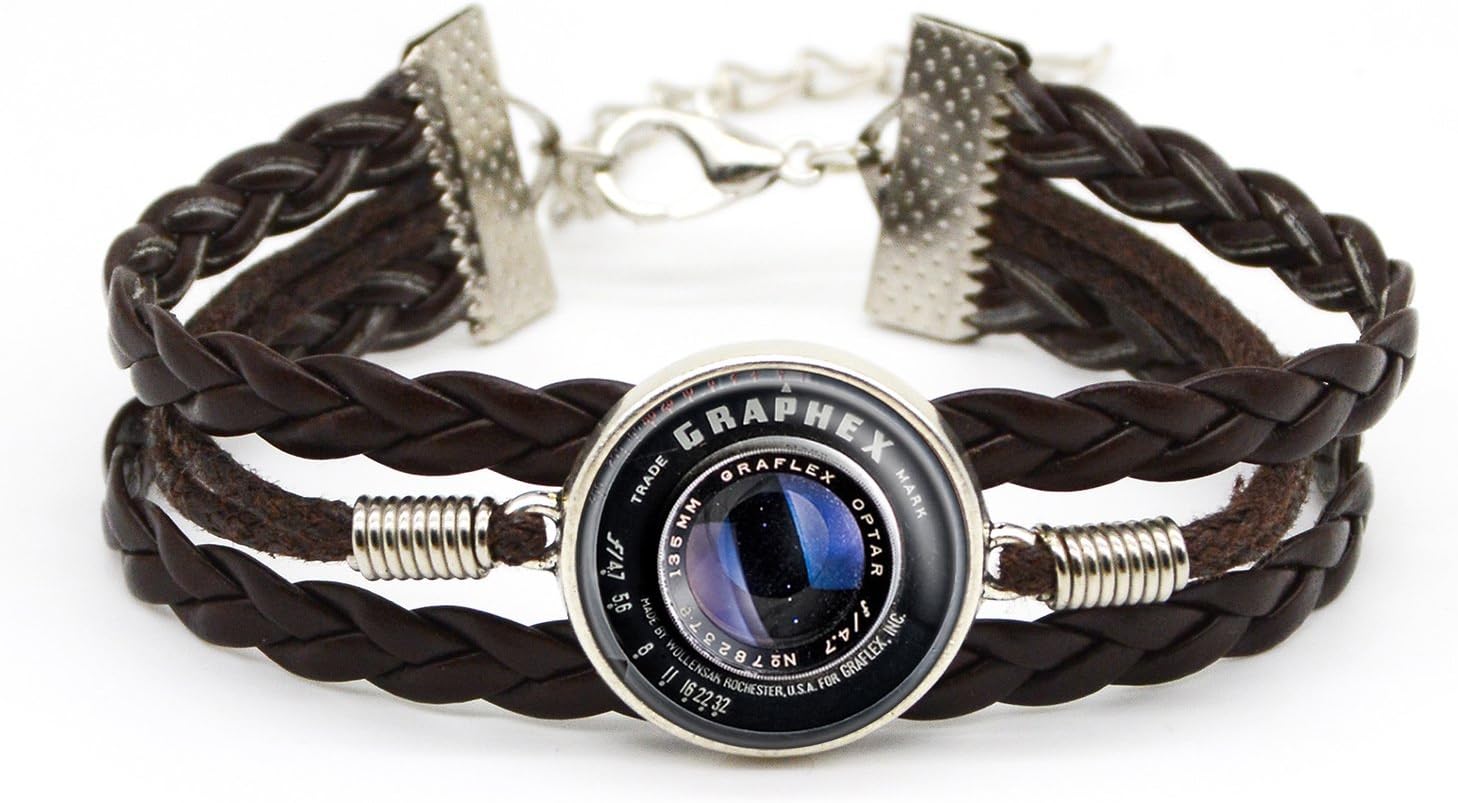 Personalized Camera Lens Bracelet Custom Friendship Jewelry Infinite Charm Accessories Friendship Gift