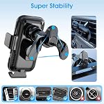 Wireless Car Charger, 15W Qi Fast Charging Auto-Clamping Car Mount, Air Vent Phone Holder Compatible with iPhone, Samsung, LG, Google1