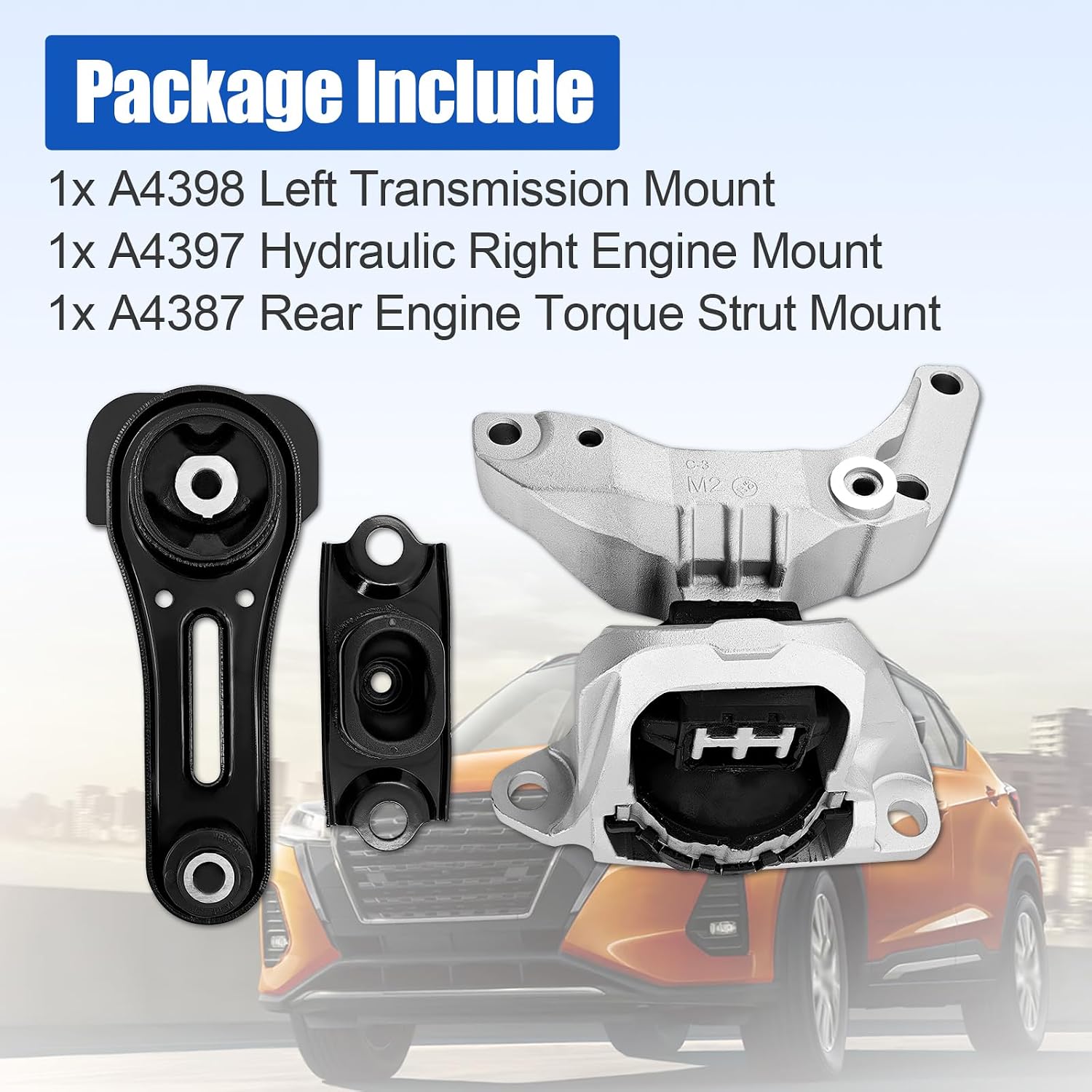 Engine Mount Replacement for Nissan Versa Kicks 1.6L L4 2017-2024