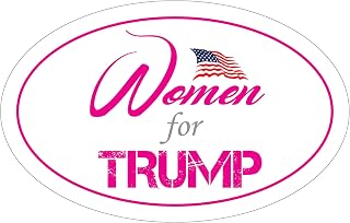 StickerPirate *Oval Car Magnet* Trump 2020 Women for Trump TO451