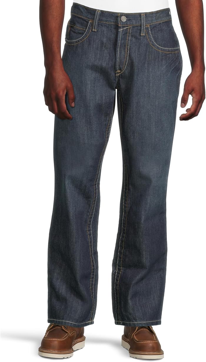 Мужские джинсы Ariat Work FR M3 Basic Straight Leg, цвет: Коричневый — фото 1