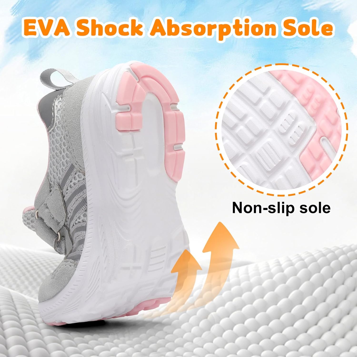LeIsfIt Toddler Sneakers Girls Boys Tennis Shoes Kids Breathable Running Shoes Lightweight Athletic Sneakers for Toddler Little Kid
