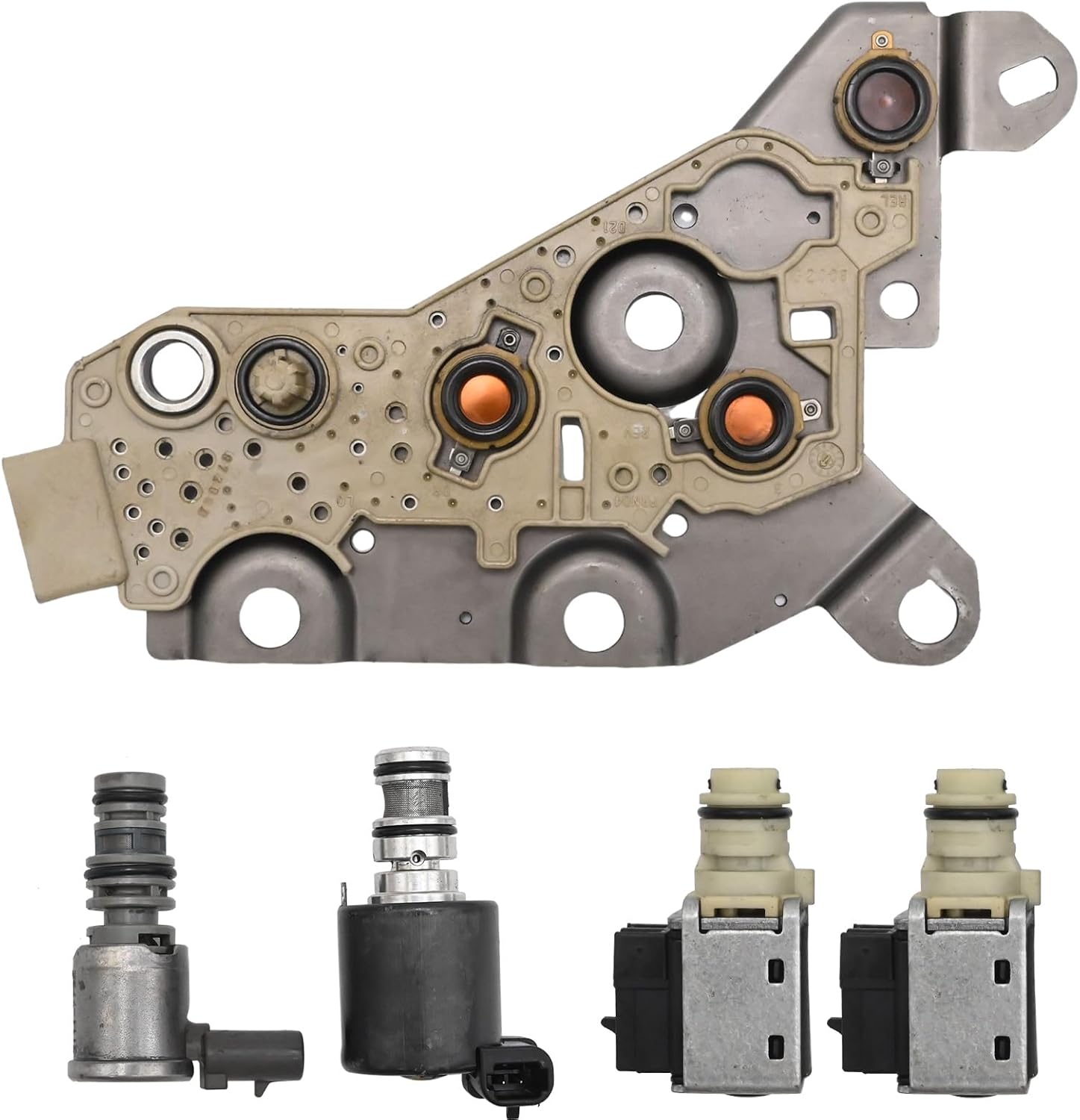 Hoypeyfiy 4T40E Transmission Control Solenoid Valve Kit, Replacement for Saturn L300 2003-2005 Replacement for Aura 2007-2008, Replaces 4T45E