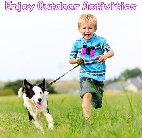 Miniatura 4 de Binoculares de juguete a prueba de golpes, para niños de 3 a 12 años de edad, niños o niñas, para observación de aves, juguete educativo, para