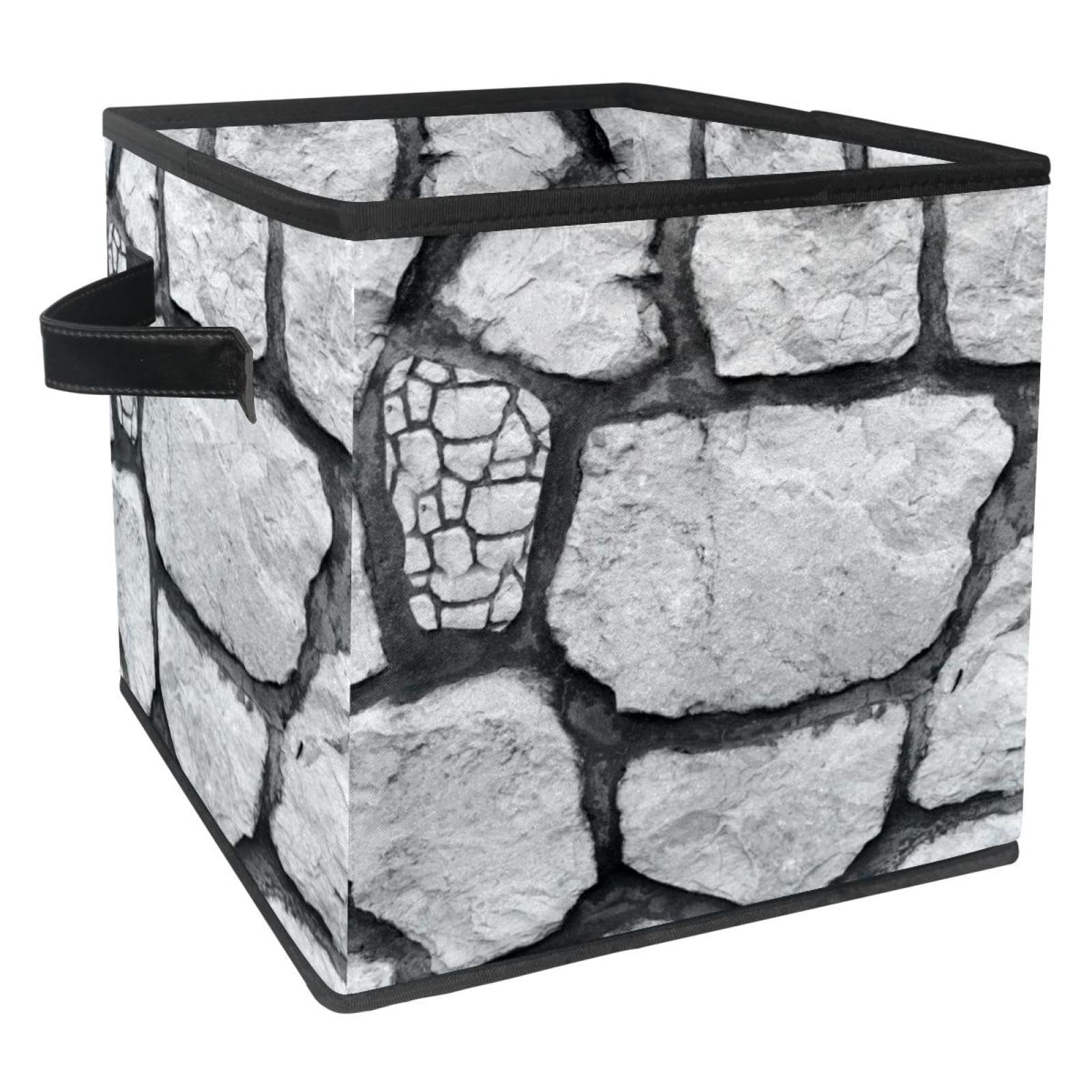 Boîte de rangement pliable cube en tissu pour placard et chambre