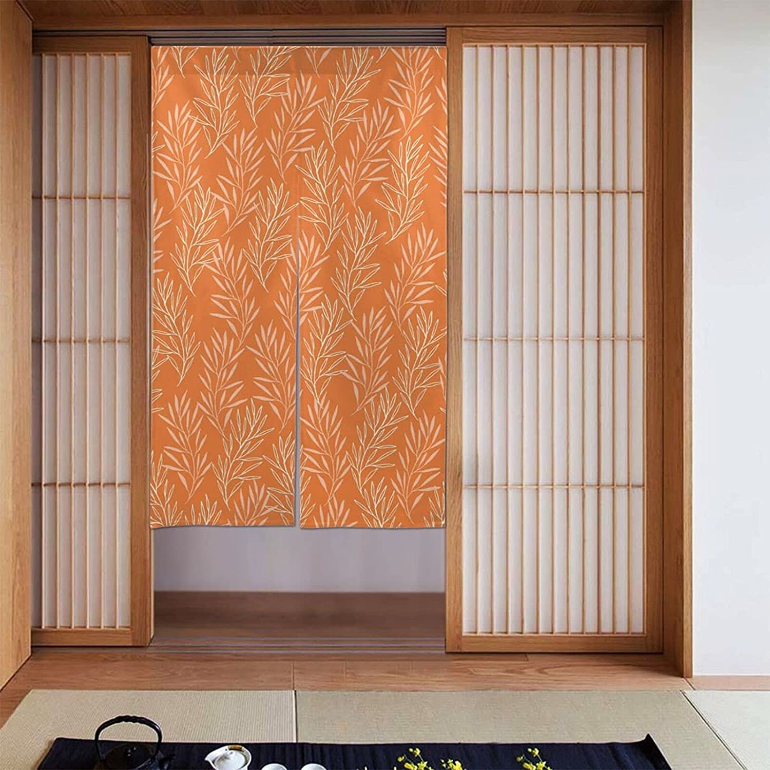 暖簾のれんオレンジ