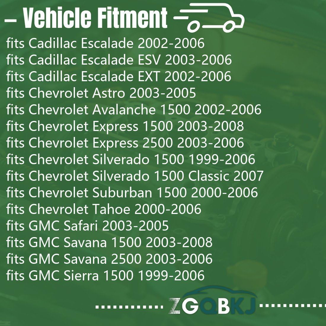 Front Left Brake Caliper w/Bracket & Brakes Pads Automotive Replacement 1Piece fits Chevrolet Silverado 1500 2003 2004 2005 2006 6.0L V8
