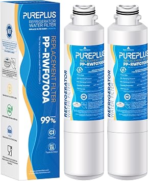 PUREPLUS RWF0700A Water Filter Replacement for Samsung HAF-CIN/EXP 2 Pack