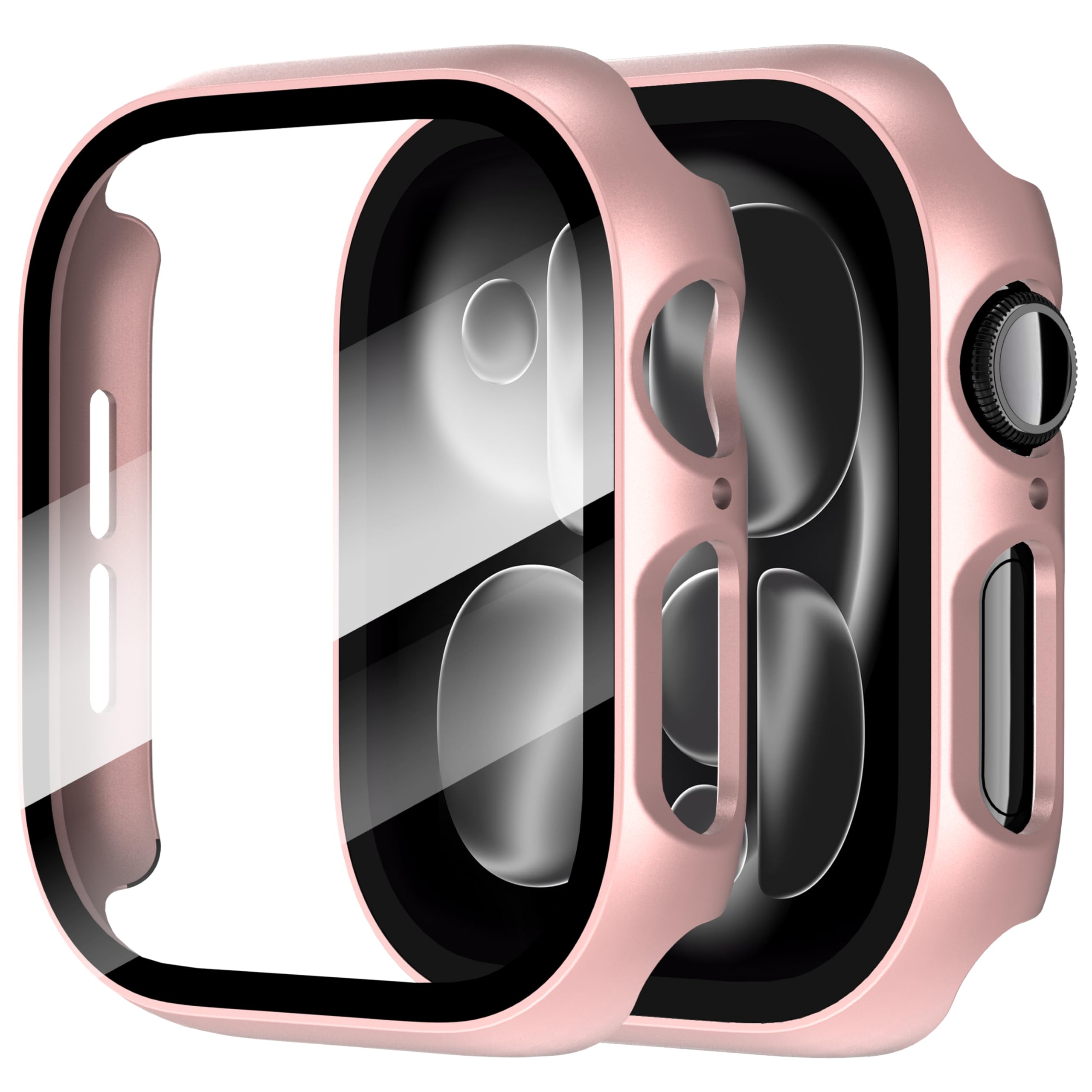 Coque Apple Watch 11 42mm Diruite avec verre trempé rigide PC mat - 8