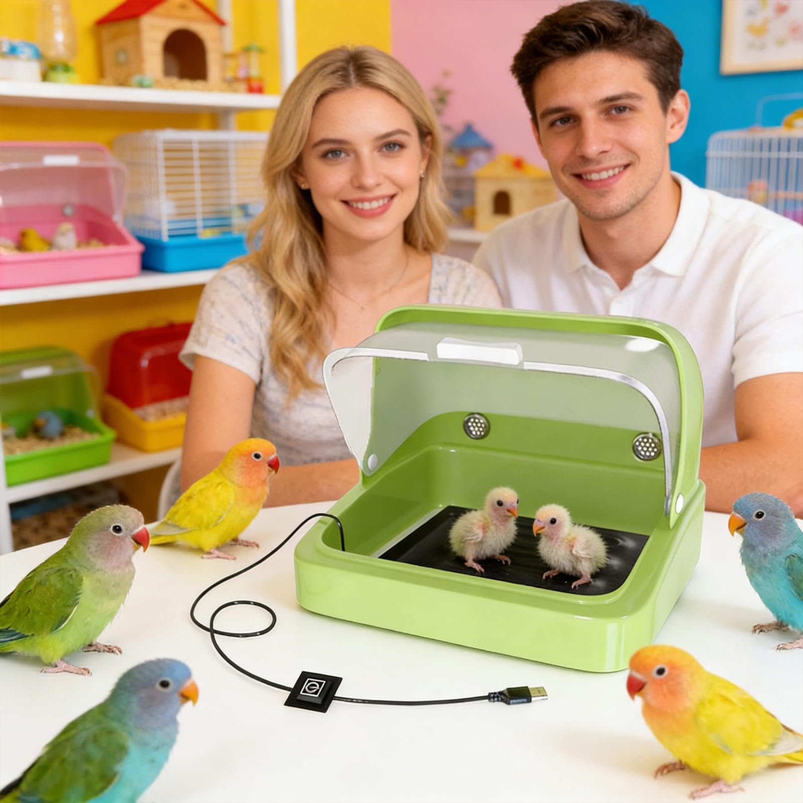 Criadora Para Pollitos térmico ajustable 3 temperaturas | Criadora avícola Temperatura Ajustable, Limpieza Fácil Para Pollitos, Patitos, Pavitos Y Codornices