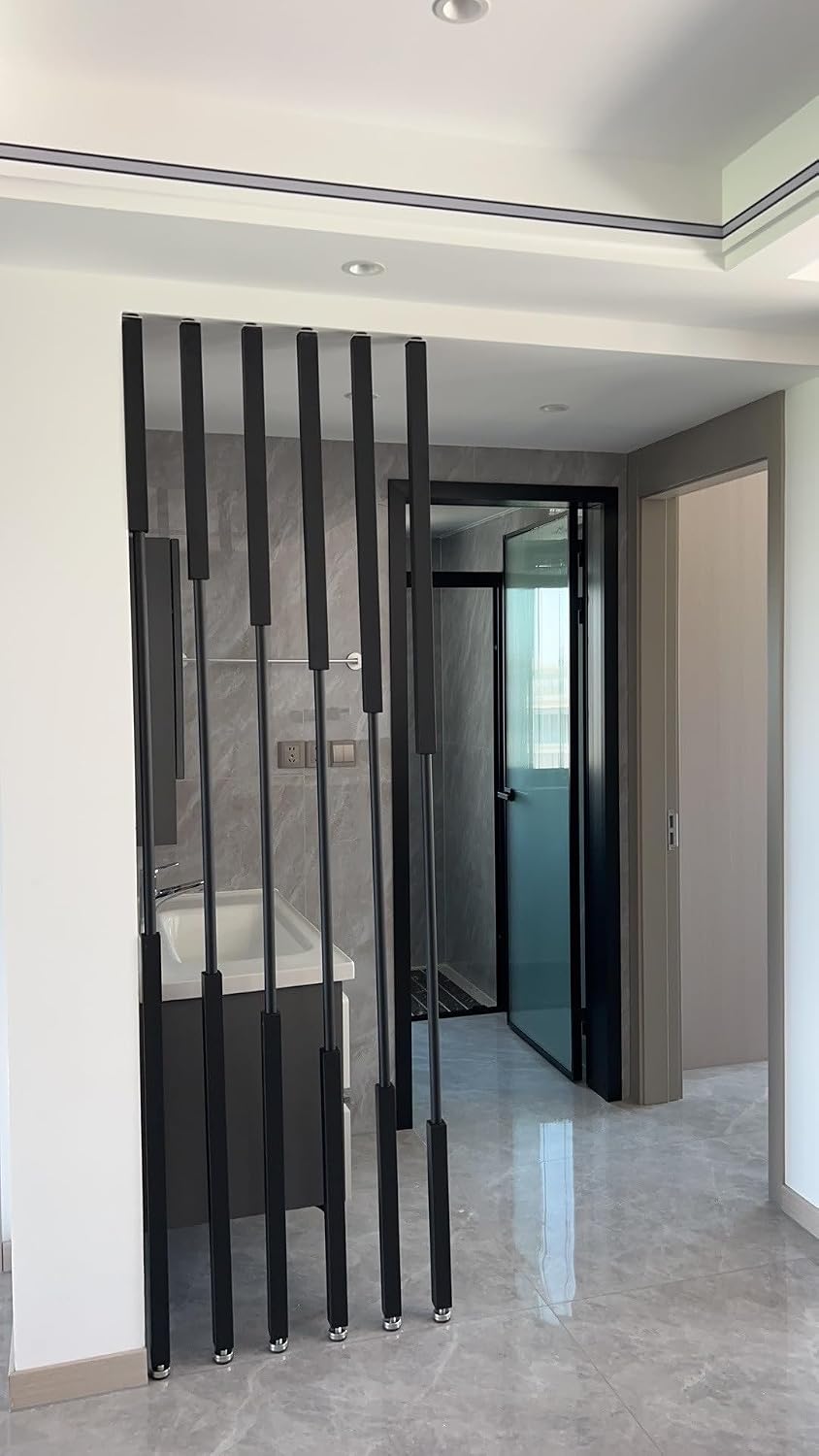Room Separation Deviders Post/ Privacy Screens Columnar 50 70 90 110 130 150 170 Cm, Bathroom Daycare Studio Apartment Wall Partition Curtain/ Partitions Rooms, Easy To Install ( Color : 1 pcs , Size