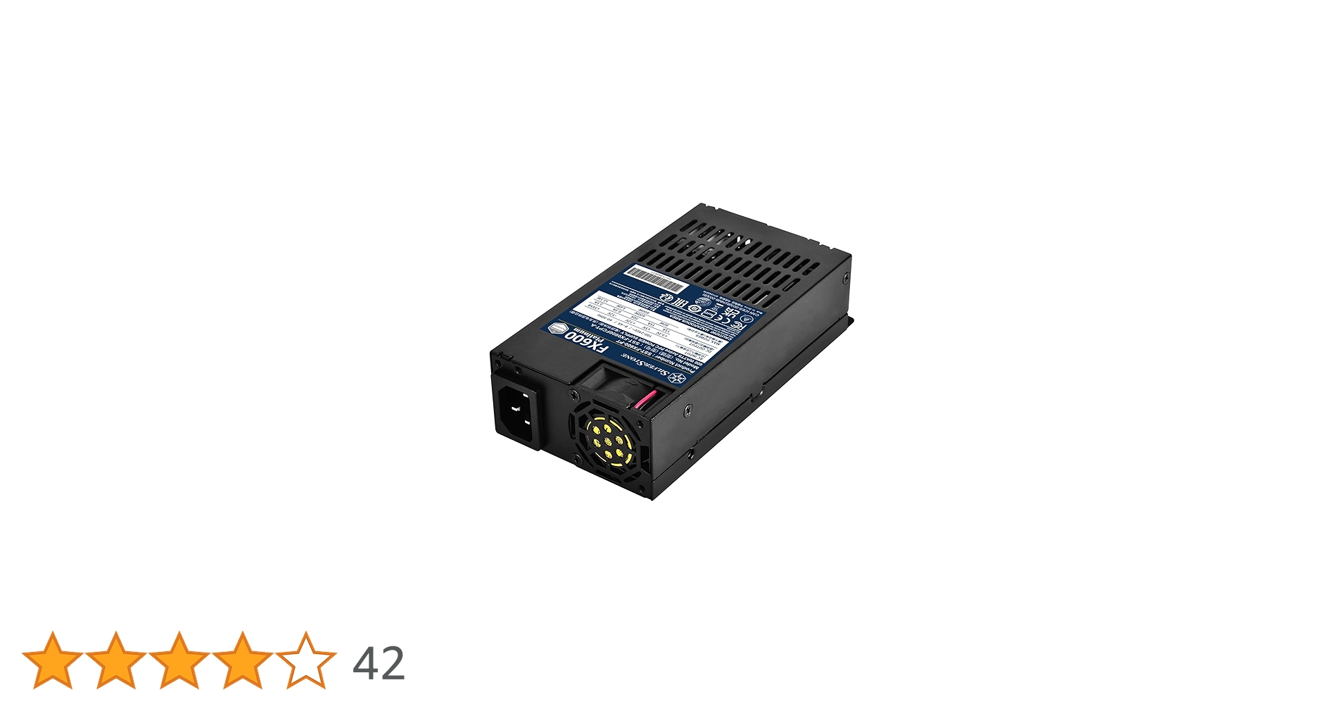 Amazon | Silver Stone Cybenetics Platinum 600W Flex-ATX電源