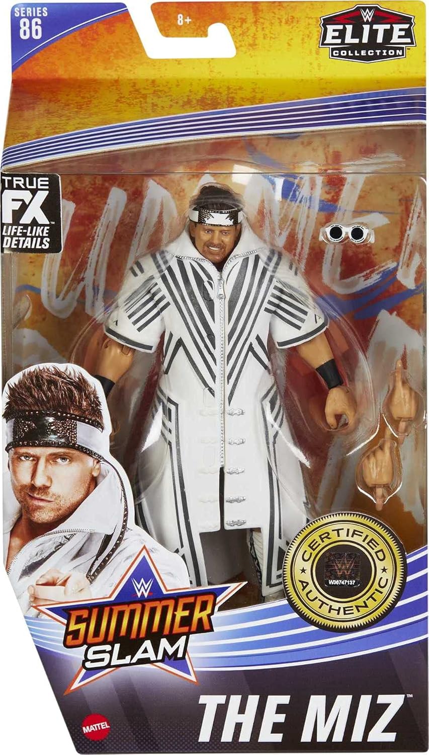 WWE MATTEL The Miz Elite Collection Series 86 Action Figure 6 in Posable Collectible Gift Fans Ages 8 Years Old and Up​