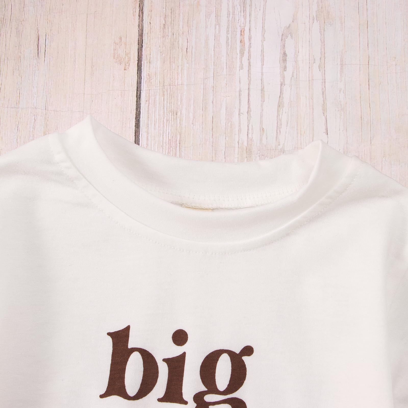 Big Brother T-shirt d'été à manches courtes pour enfant en coton