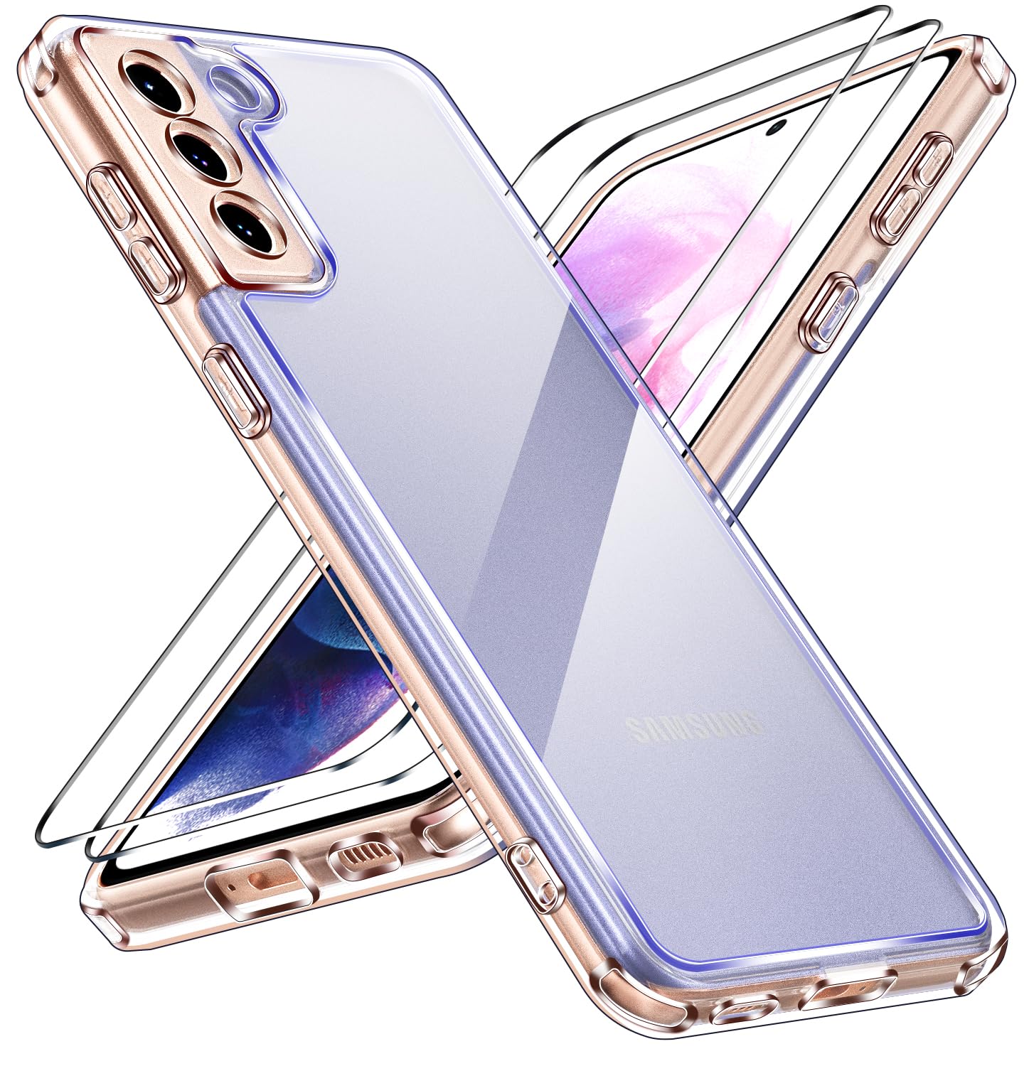 ivoler Clara Funda para iPhone 17, con 2 Piezas Cristal Templado, [Protección Militar] Anti-Amarillo Carcasa Antigolpes Bumper Case Cover - Transparente — view 107