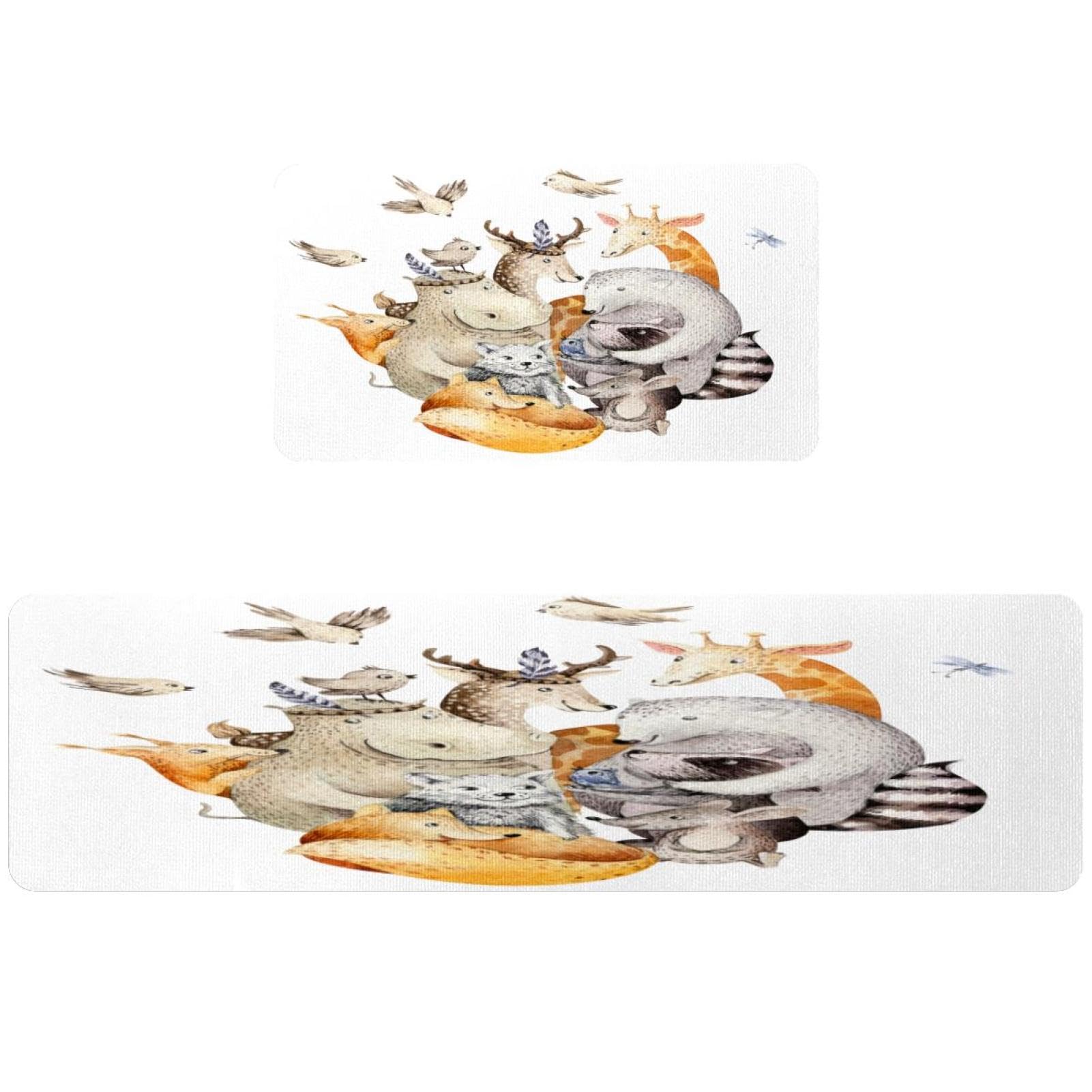 Tapis de cuisine antidérapant lot de 2 protection lavable en machine