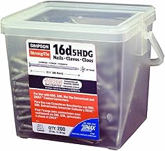 Simpson Strong-Tie 16D5HDG Structural Connector 3-1/2-Inch by .162-Inch 8-Gauge Smooth Shank Hot-Dip Galvanized Nails
