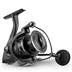 Piscifun Carbon X Spinning Fishing Reel, 6.2:1 High Speed, Carbon Fiber Frame & Rotor, 10+1 Shielded Bearings, Smooth Power for Freshwater & Saltwater, 4000 Series