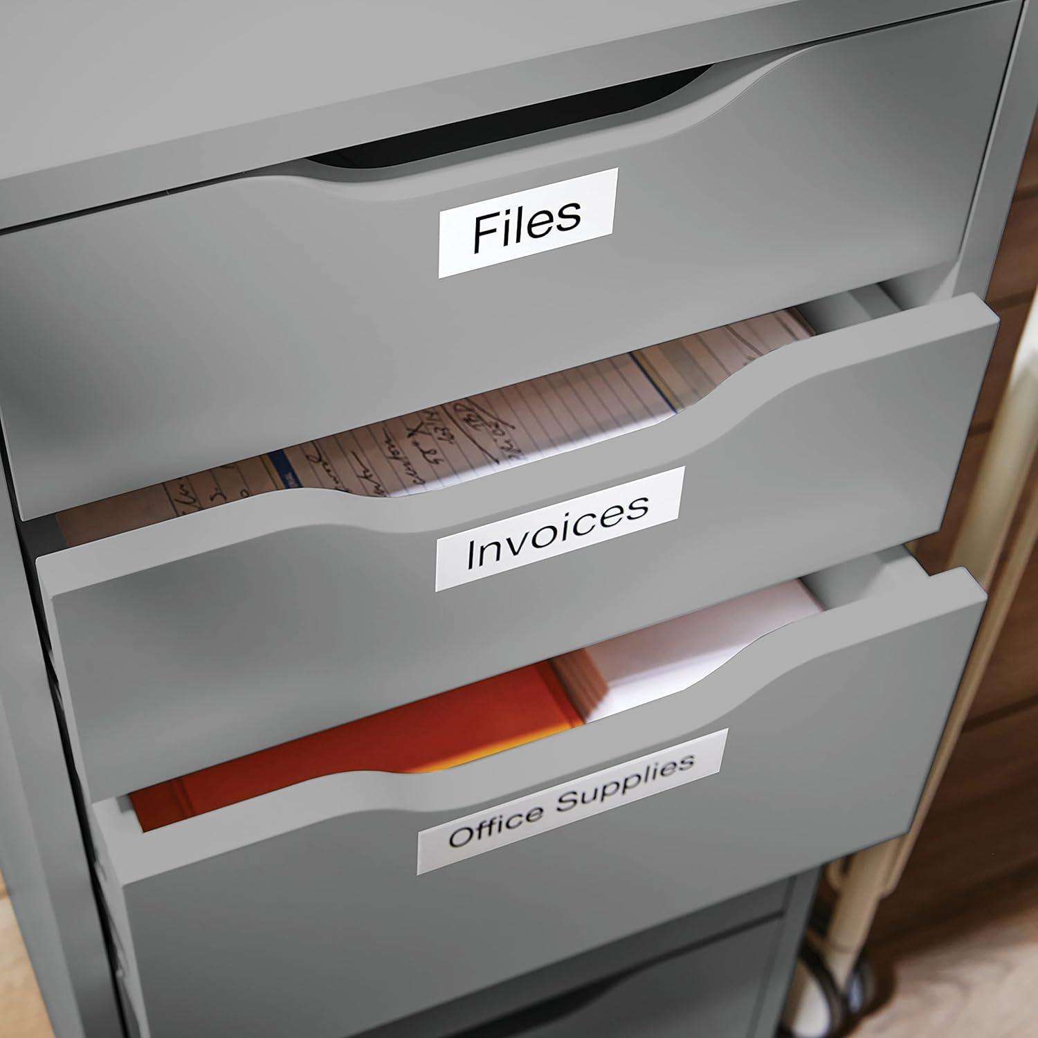 Dymo 45803 D1 Standard Self-Adhesive Labels for LabelManager Printers, 19 mm x 7 m - Black on White