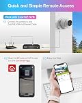 ZOSI 4K PoE Add on Security Camera with Person Vehicle Detection, Sound & Light Alarm, 2 Way Audio, Color Night Vision, 8MP Weatherproof Outdoor Indoor Dome IP Cam, Only Work with ZOSI 4K PoE NVR