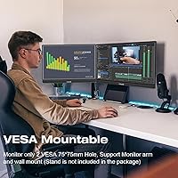 Vista 6 de Monitor portátil de 16 pulgadas HDR 1920 x 1200P USB C HDMI ultrafino IPS pantalla externa, monitor de viaje para computadora portátil, PC