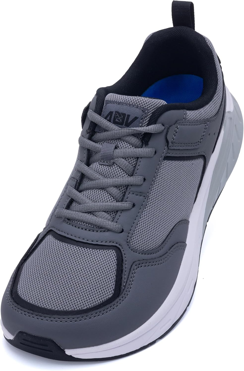 IIV Men's Arch Support Walking Shoes Plantar Fasciitis Orthotic Gym Tennis Sneakers for Foot Pain Relief