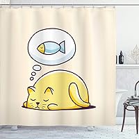 Vista 40 de Ambesonne Cortina de ducha de caballo, potente semental de Appaloosa, elegante estampado equino de campeón de sangre pura real, juego de decoración