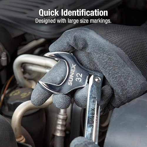 Miniatura 9 de Sunex juego de llaves inglesas rectas en puntas gigantes fraccionadas