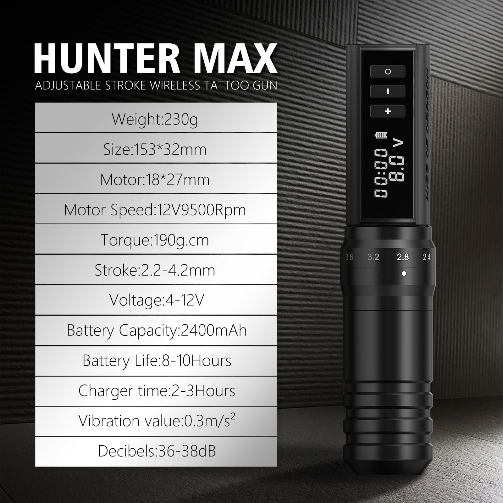 Amazon | Kiss of Dragon Hunter MAXタトゥーキット、コードレス