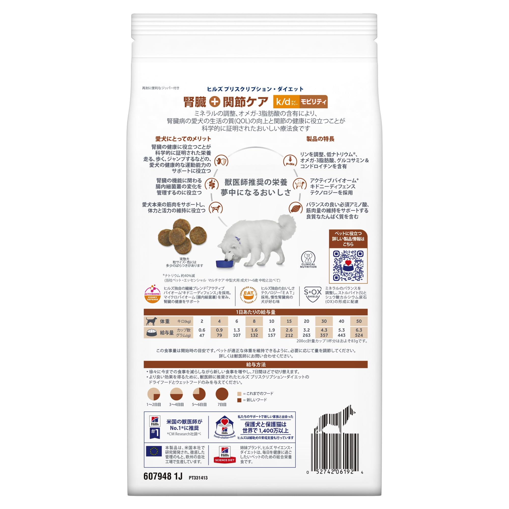 ヒルズ 腎臓ケア K/d 1kg×4袋 +1袋おまけ ヒルズ 食事療法食 猫用 k/d ケーディー 腎臓ケア 早期アシスト