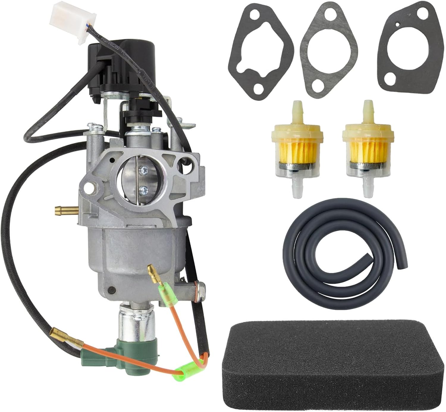 Inverter Generator Carburetor with Air Filter Gaskets Kit Compatible with Harbor Freight Predator 9500 Watt Surper Quiet Generator Model 57080 and 59188