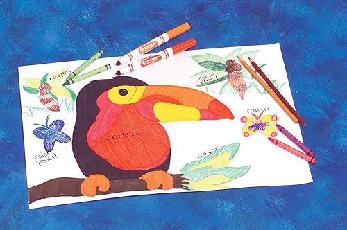 Vista 2 de Sax Papel de dibujo de sulfito, 70 libras, 9 x 12 pulgadas, extra blanco, paquete de 500 - 206309