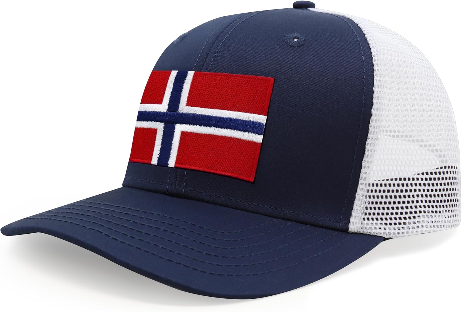 International Tie Country Hat for Men and Women, Adjustable Snapback Trucker Baseball Cap with Embroidered Patch image 3