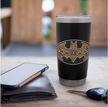 Batman Aztec Bat Logo Stainless Steel Insulated Tumbler