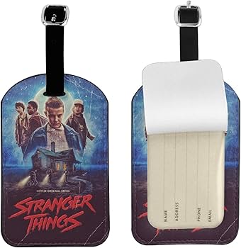Amazon.co.jp: ストレンジャー シングス 荷物タグ ラゲージタグ Pu