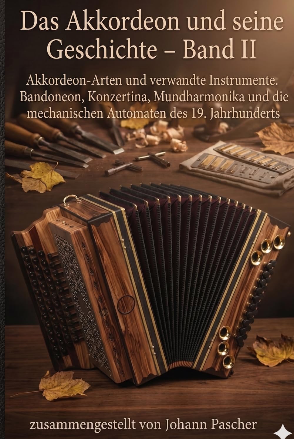Das Akkordeon und seine Geschichte – Band II: Akkordeon-Arten und verwandte Instrumente. Bandoneon, Konzertina, Mundharmonika und die mechanischen Automaten des 19. Jahrhunderts