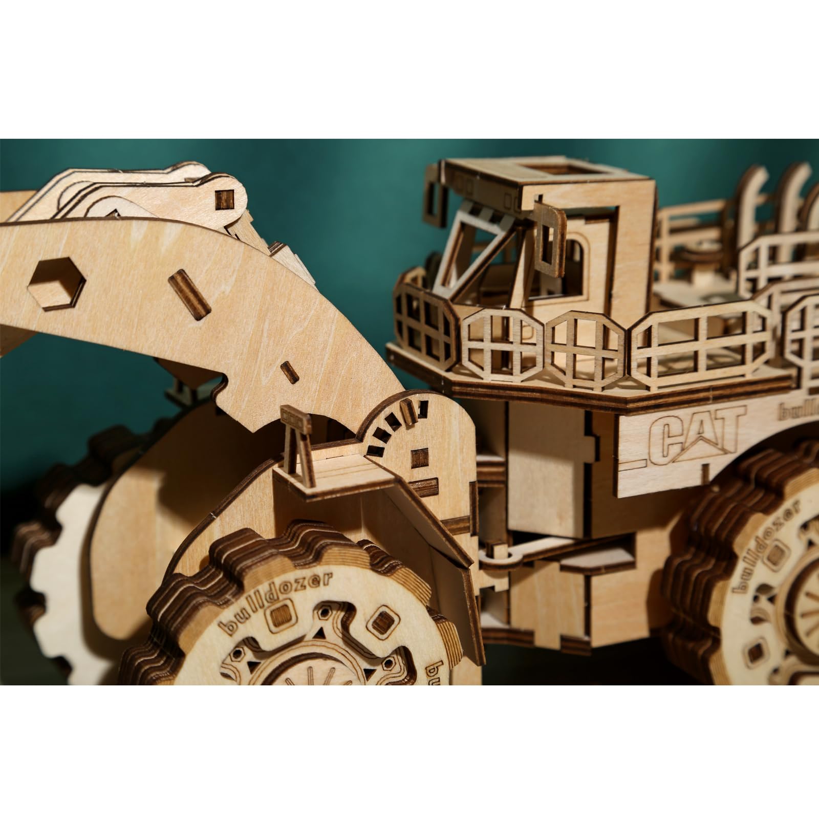 UpGLeuch 3D Holzpuzzle Mit Beleuchtung - DIY Architektur Modellbau Set